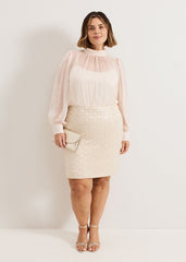 Amina Sequin Dress Cameo