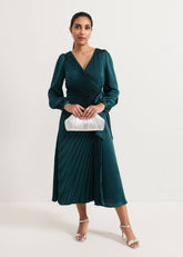 Petite Gracie Dress Dark Green