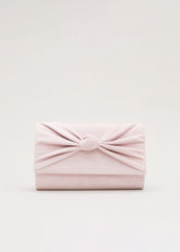 Knot Front Clutch Pink