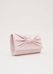 Knot Front Clutch Pink