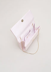 Knot Front Clutch Pink