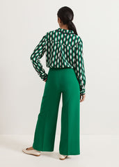 Petite Aubrielle Trouser Green