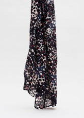 Circle Print Scarf Multi