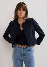 Ripley Boucle Jacket Navy