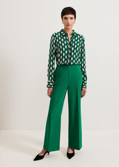 Rita Geo Print Shirt Green