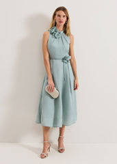 Senita Floral Dress Eau De Nil