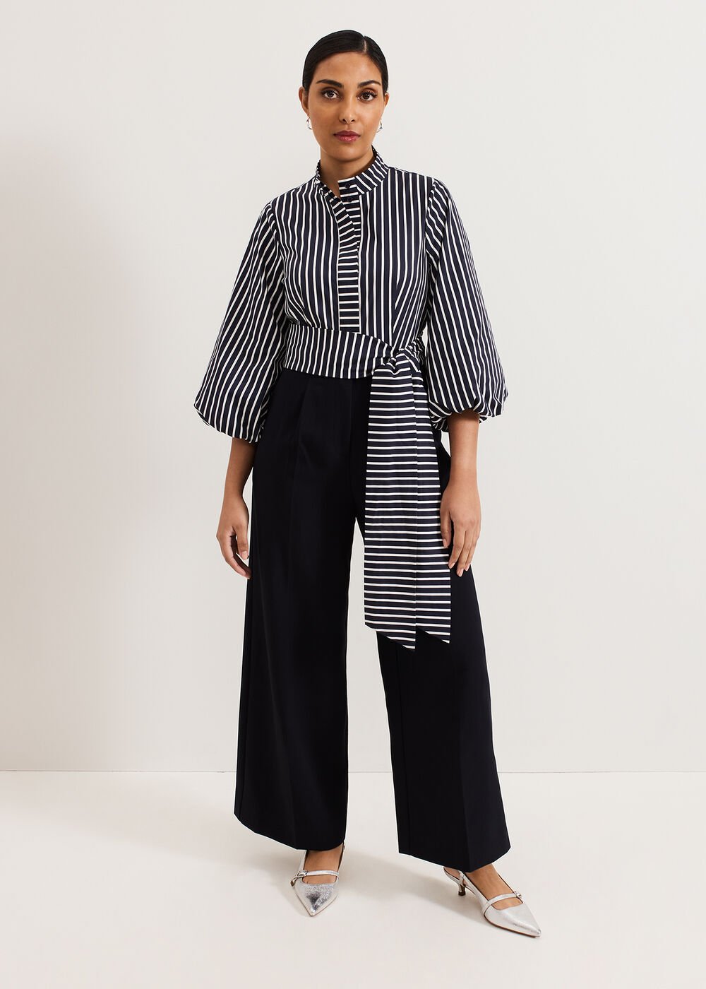Petite Bree Jumpsuit Navy