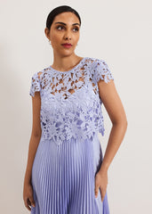 Petite Dana Dress Pale Blue
