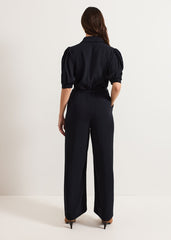 Candice Zip Jumpsuit Navy