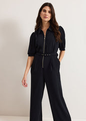 Candice Zip Jumpsuit Navy