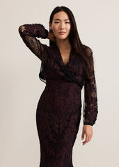 Montee Cover Up Burgundy