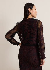 Montee Cover Up Burgundy