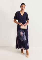 Petite Abigail Dress Navy
