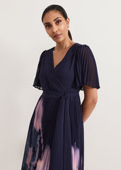 Petite Abigail Dress Navy