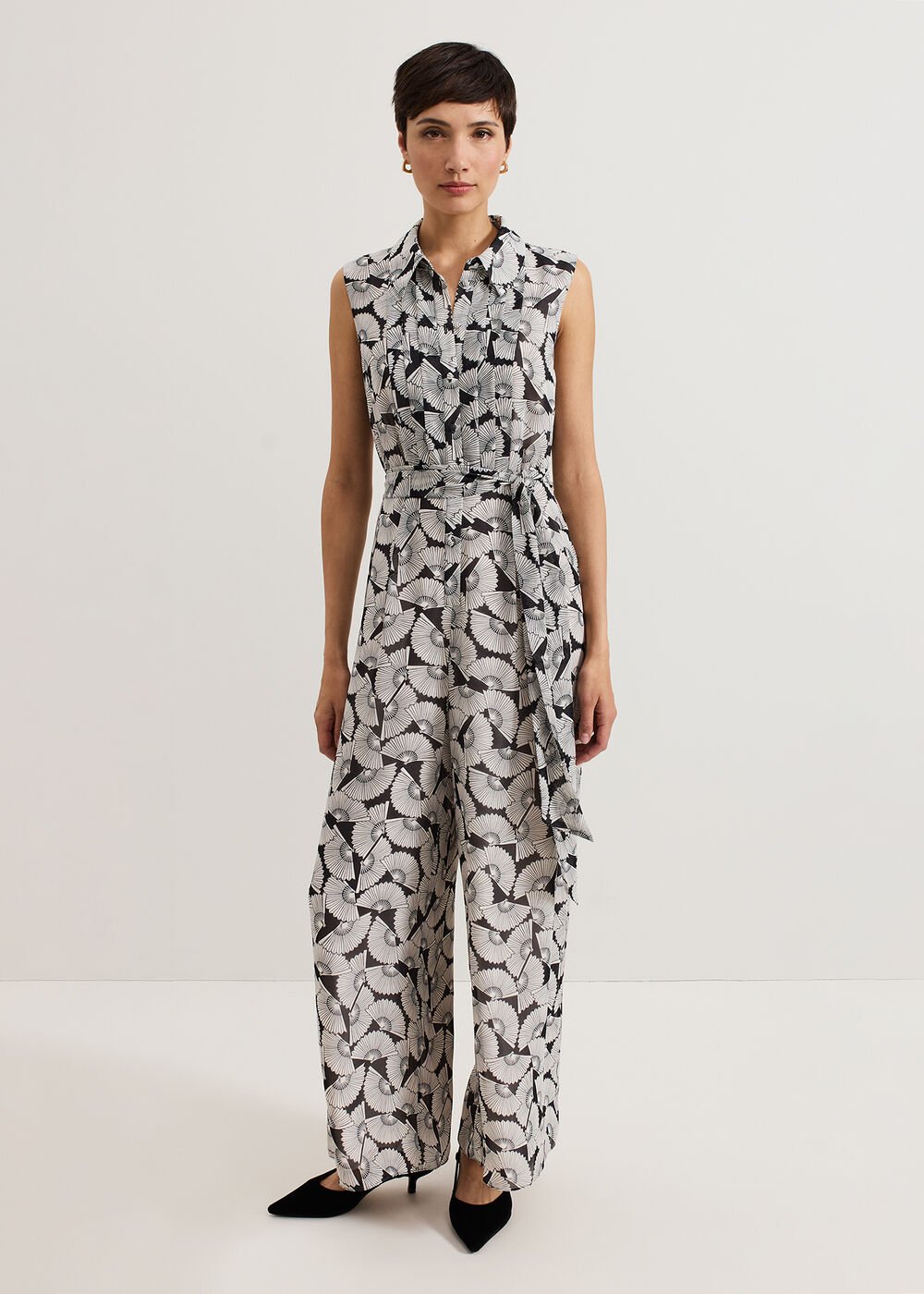 Janine Jumpsuit Navy/Ivory