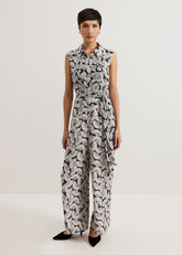 Janine Jumpsuit Navy/Ivory