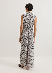 Janine Jumpsuit Navy/Ivory