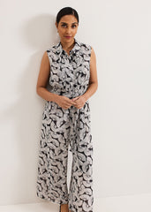 Petite Janine Jumpsuit Navy/Ivory
