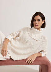 Jean Textured Jumper Ivory