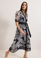 Skylar Midi Dress Navy