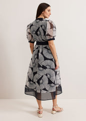 Skylar Midi Dress Navy