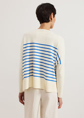 Sadie Stripe Jumper Blue