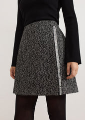 Ayame Textured Skirt Black