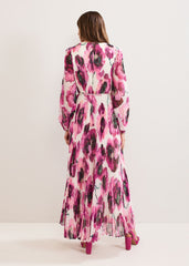 Natalia Floral Maxi Dress Pink