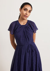 Petite Gwen Dress Navy