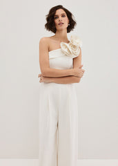 Tali Wedding Jumpsuit Ivory
