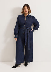 Gemma Denim Jumpsuit Indigo