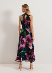 Molly Silk Mix Dress Multi