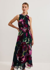 Molly Silk Mix Dress Multi