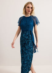 Talia Sequin Dress Teal