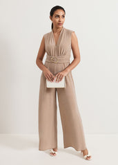 Petite Brea Jumpsuit Latte