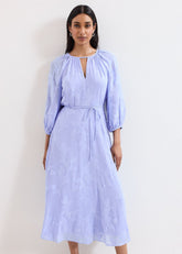 Liona Floral Dress Blue