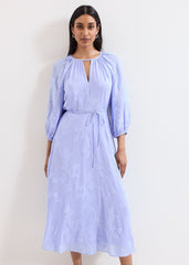 Liona Floral Dress Blue