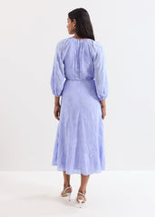 Liona Floral Dress Blue