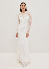 Aneeta Lace Wedding Dress Ivory