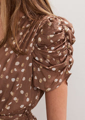 Amy Spot Midi Dress Multi