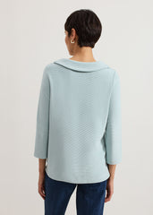 Remy Textured Top Eau De Nil