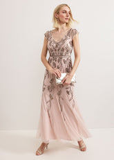 Petite Evonne Dress Pale Pink