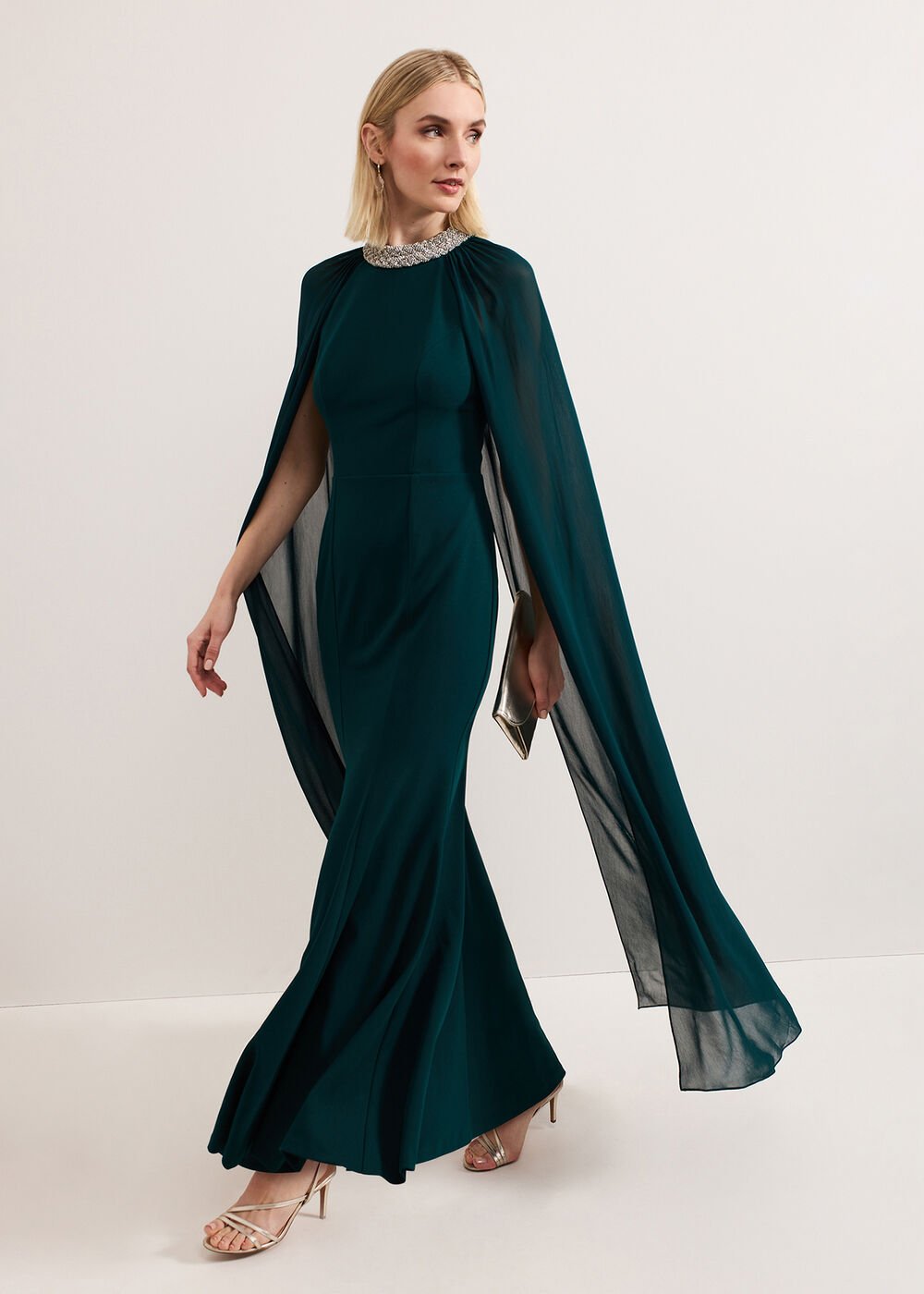 Bridie Maxi Dress Dark Green