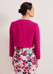 Phoebe Crop Jacket Pink