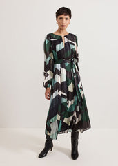 Francesca Midi Dress Multi-Coloured