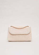 Suede Chain Clutch Neutral