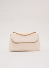 Suede Chain Clutch Neutral