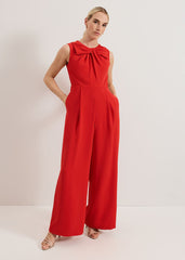 Saffron Jumpsuit Red