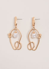 Pearl Earrings Gold