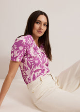 Alice Floral Top Purple